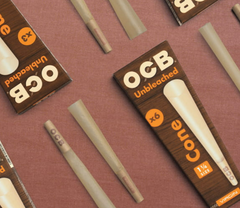 OCB Unbleached Pre-Rolled Cones