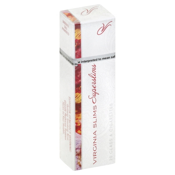 Virginia Slim "Super Slim" Cigarettes