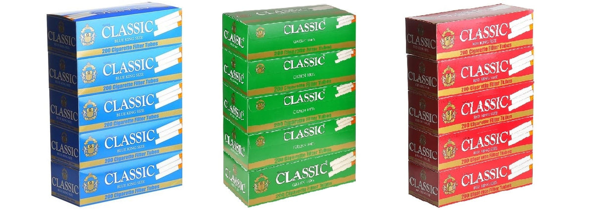 Classic Cigarette Filter Tubes - 1pk