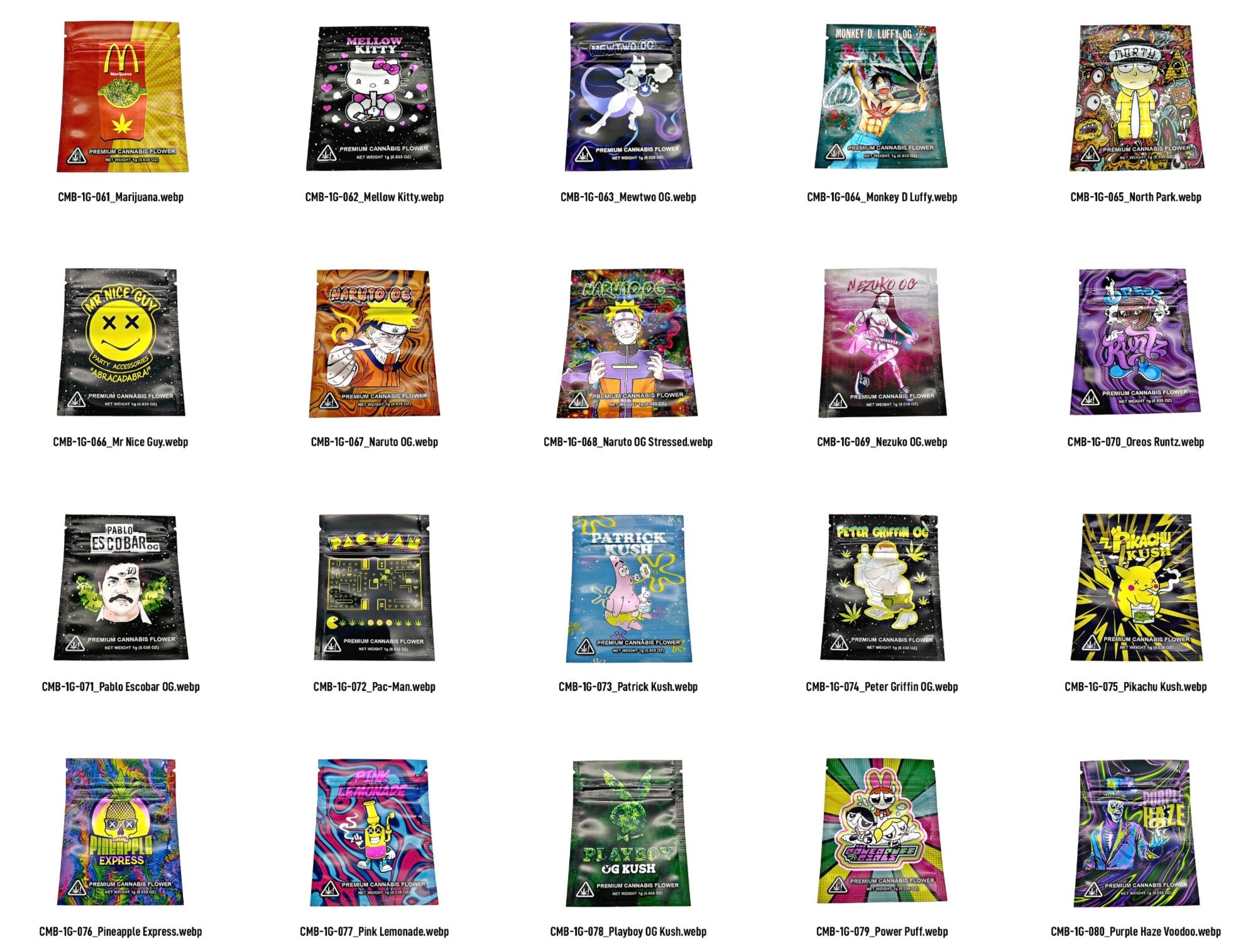 1g Designer packaging - 25pk