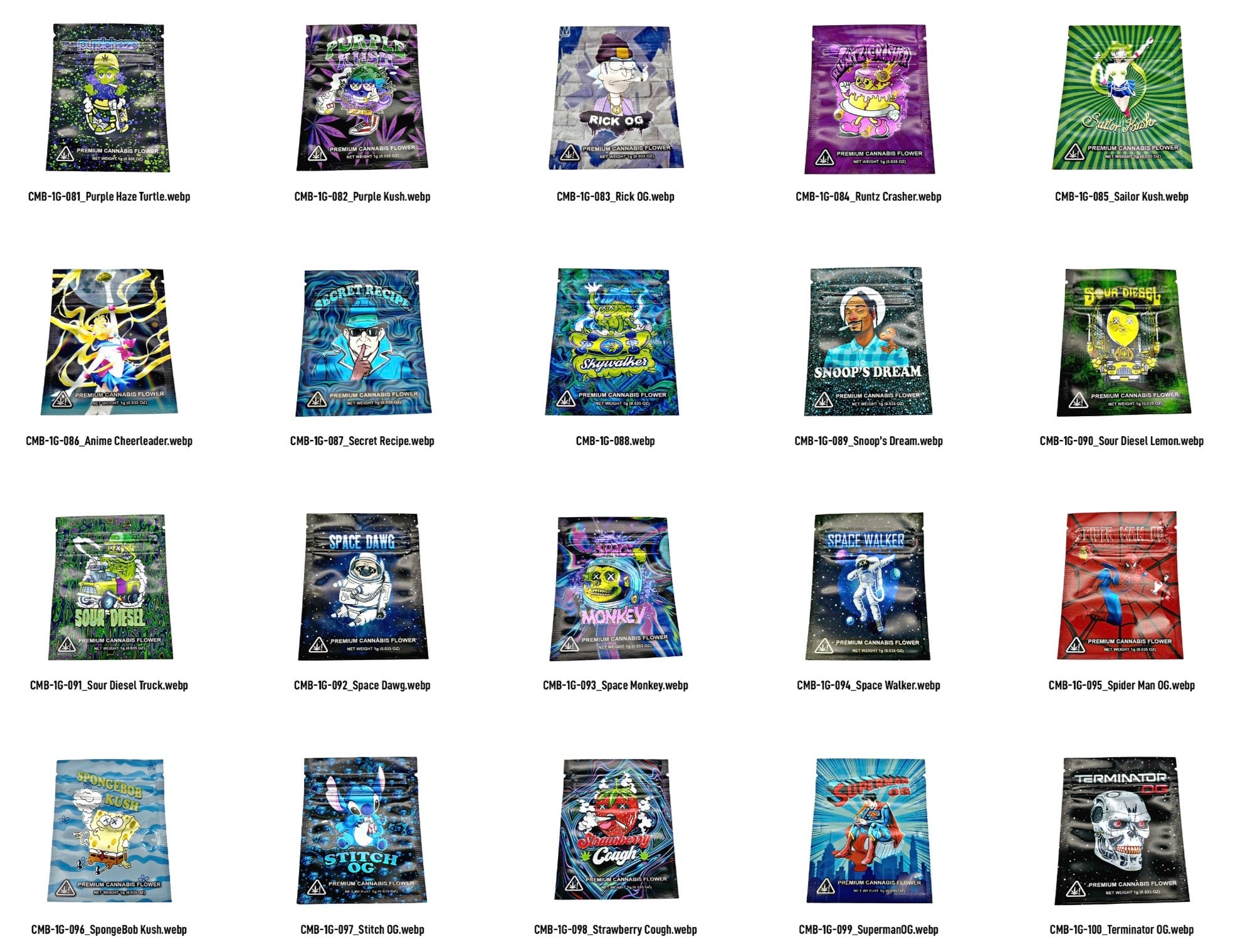 1g Designer packaging - 25pk
