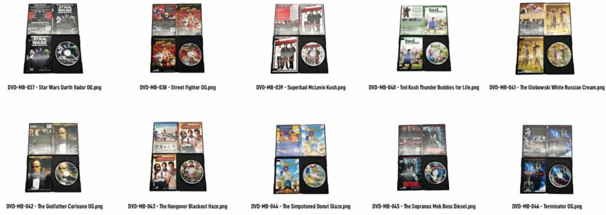 DVD 3.5g Packaging - 10pk