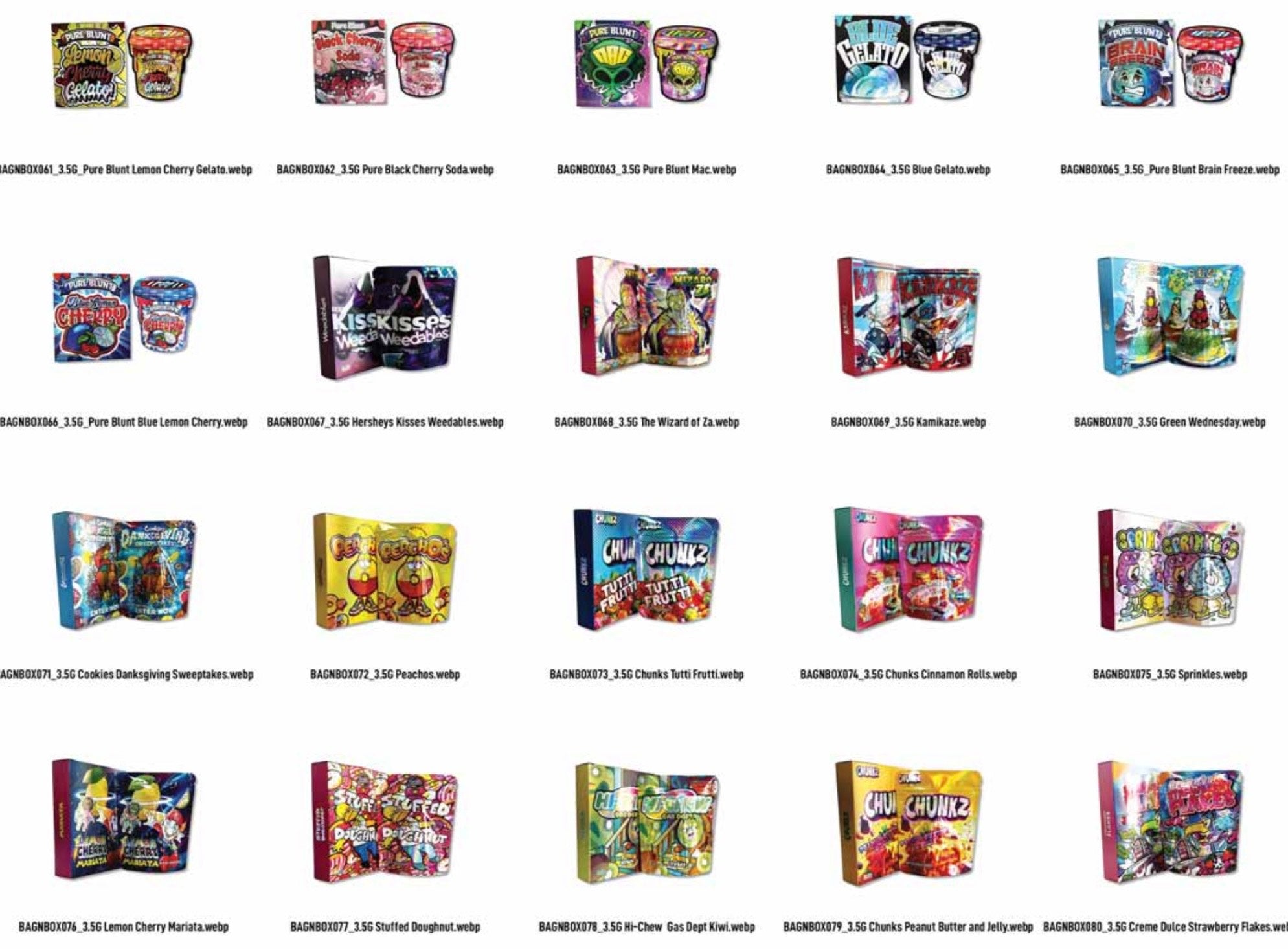 Bag & Box Combo Packaging- 10pk