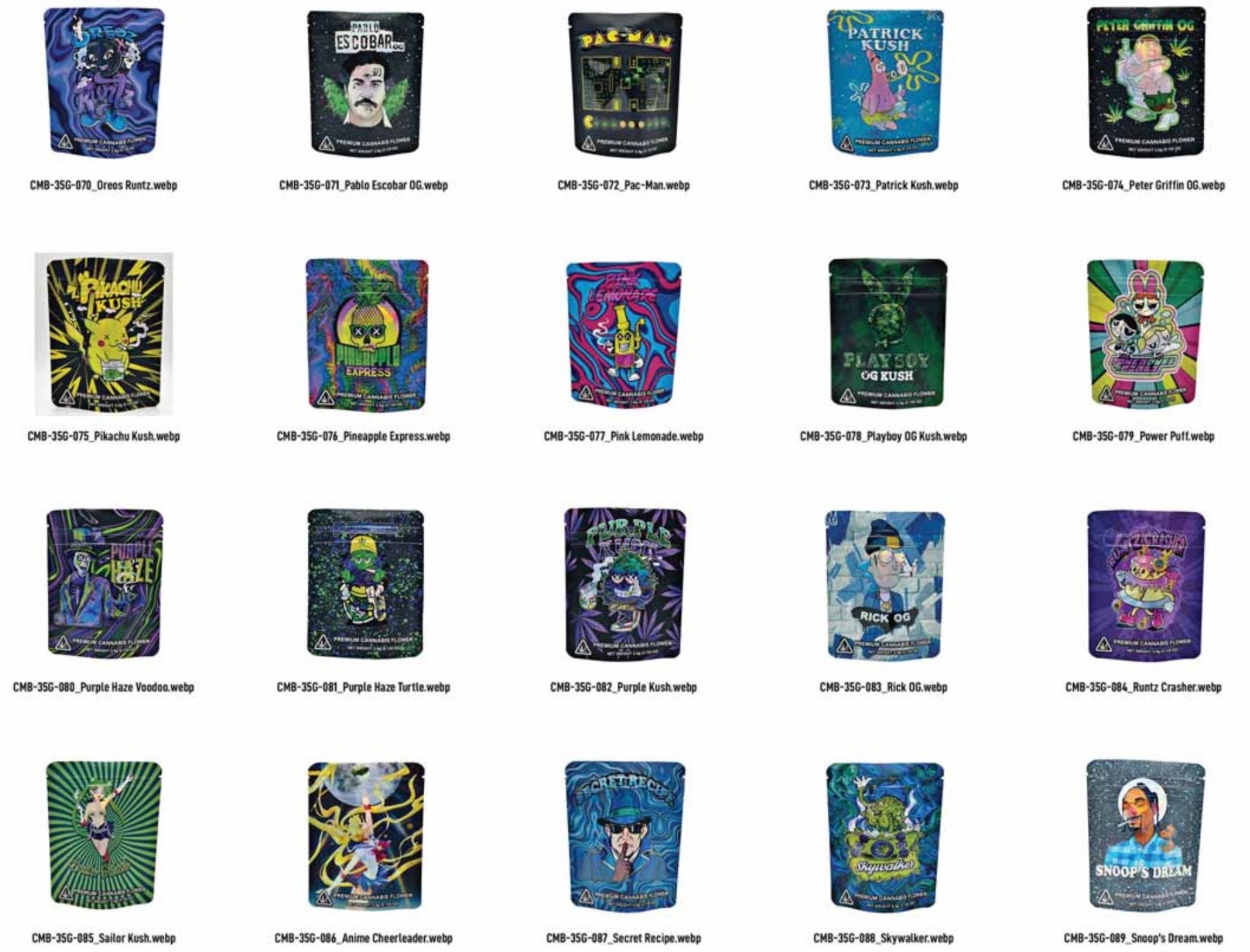3.5 Designer Packaging- 25pk
