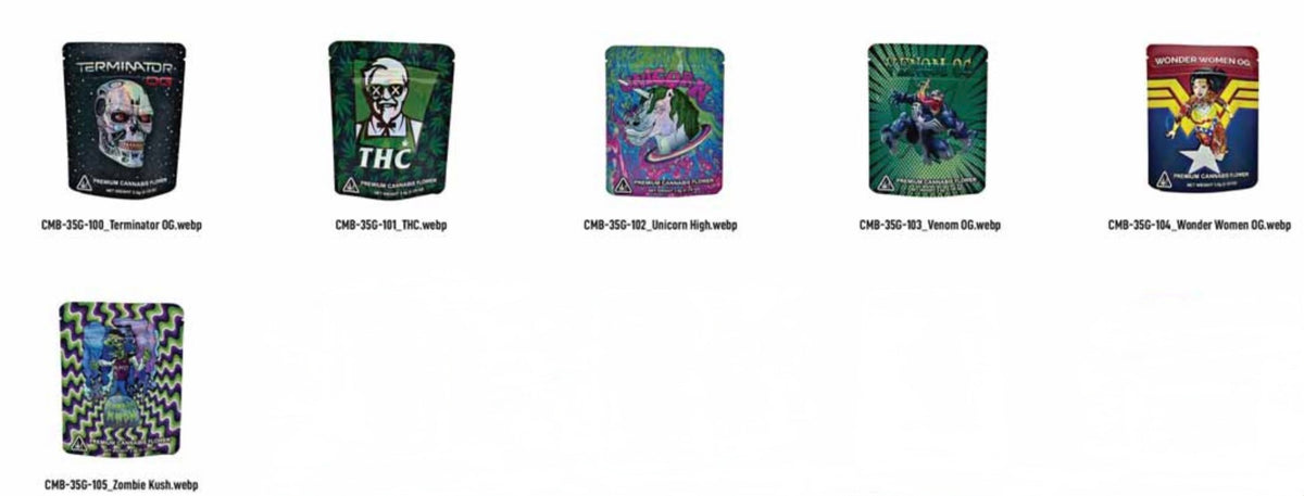 3.5g Designer Packaging Cont. - 25pk