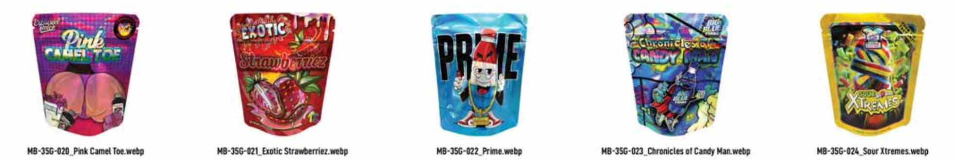 3.5g Designer Packaging Cont. - 25pk