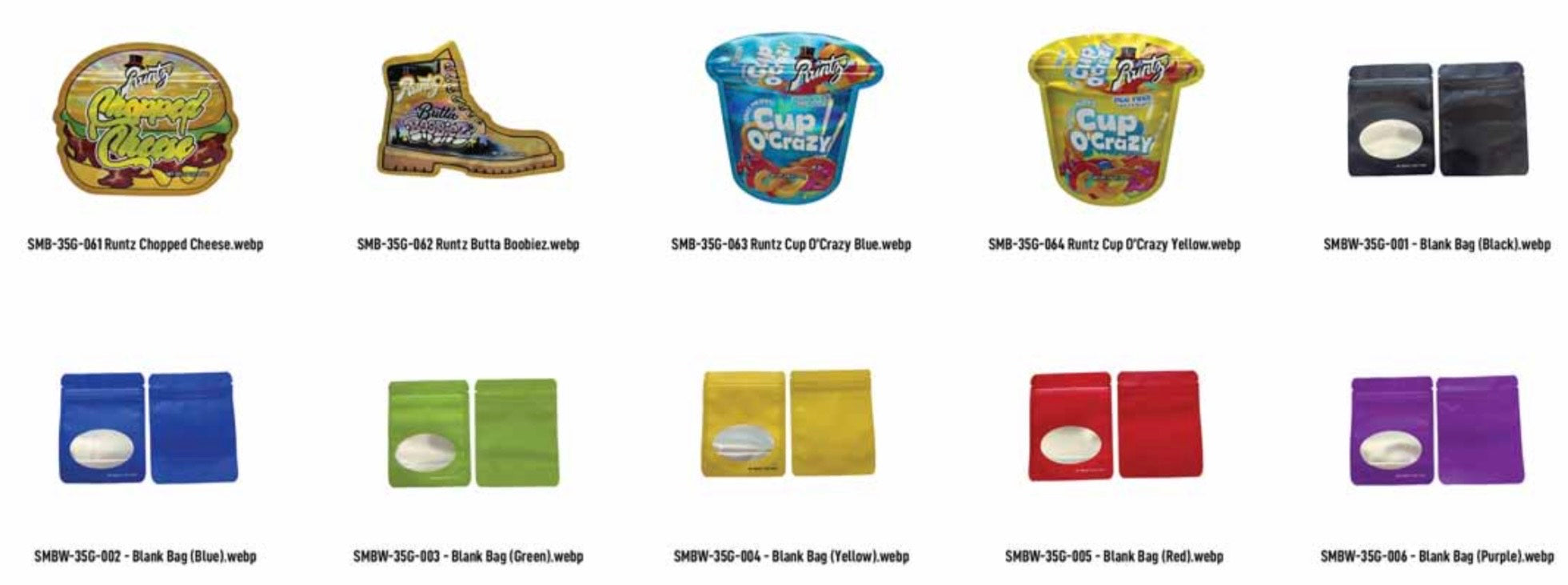 3.5g Designer Packaging Cont. - 25pk
