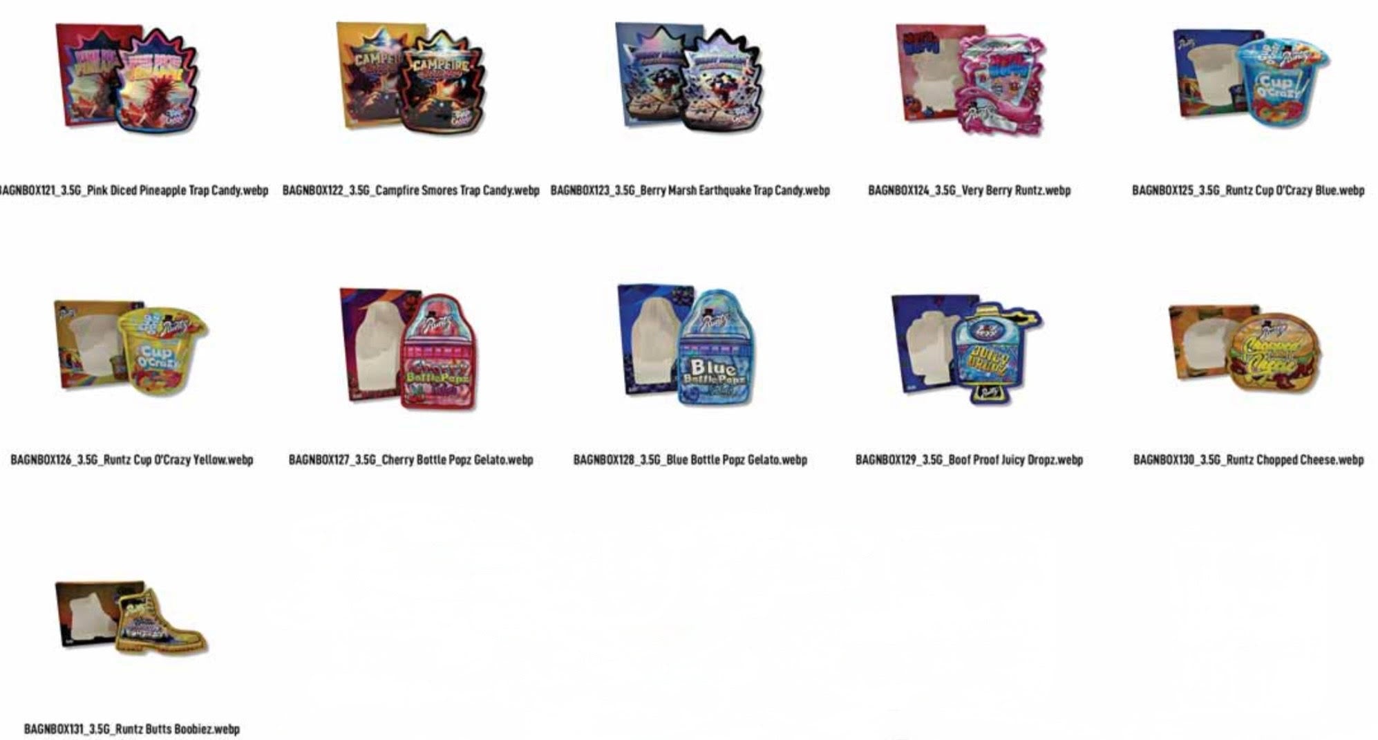 Bag & Box Combo Packaging- 10pk