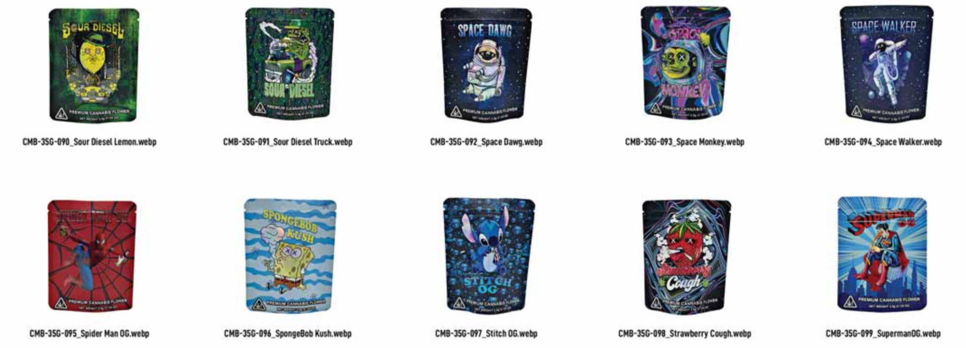 3.5 Designer Packaging- 25pk
